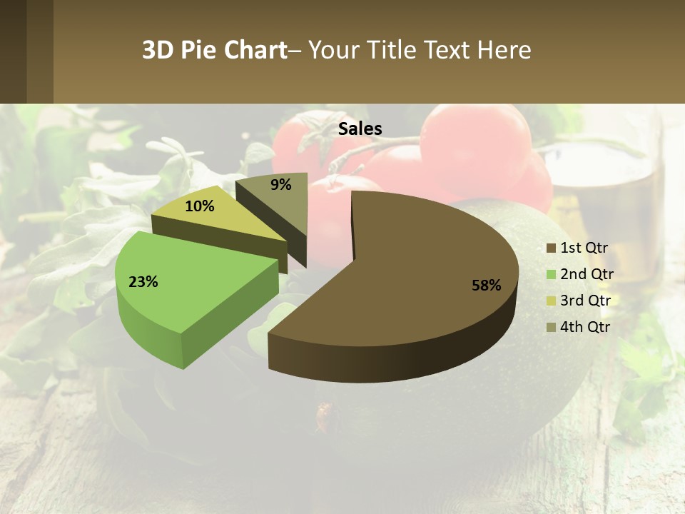 A Bunch Of Vegetables Sitting On Top Of A Wooden Table PowerPoint Template