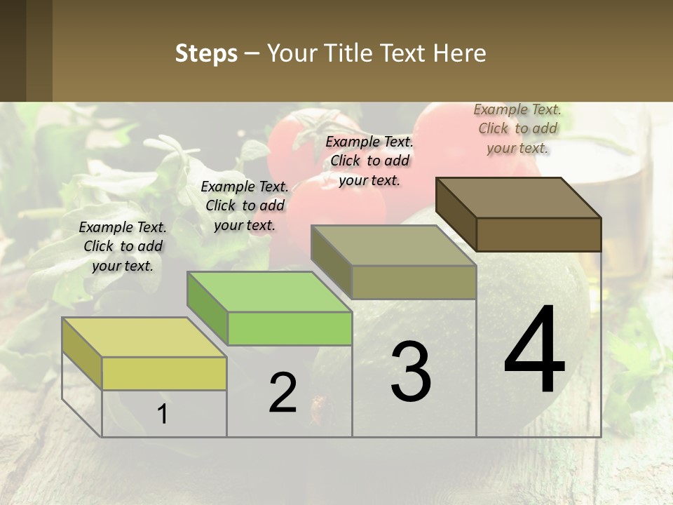 A Bunch Of Vegetables Sitting On Top Of A Wooden Table PowerPoint Template