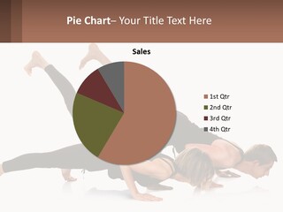 A Man And A Woman Doing A Yoga Pose PowerPoint Template