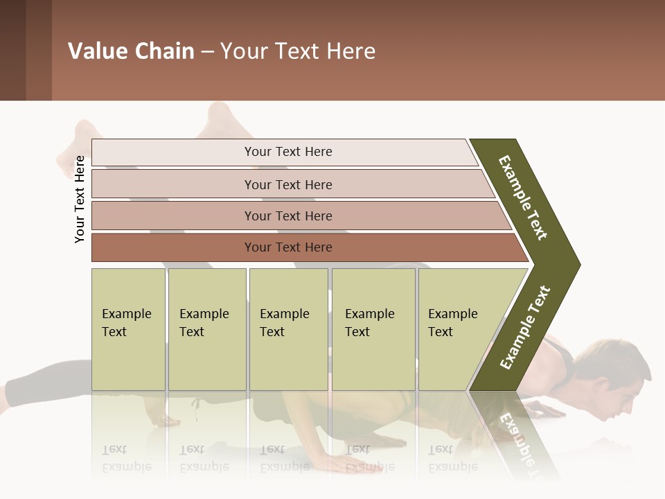 A Man And A Woman Doing A Yoga Pose PowerPoint Template