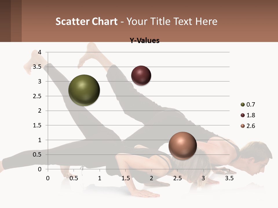 A Man And A Woman Doing A Yoga Pose PowerPoint Template