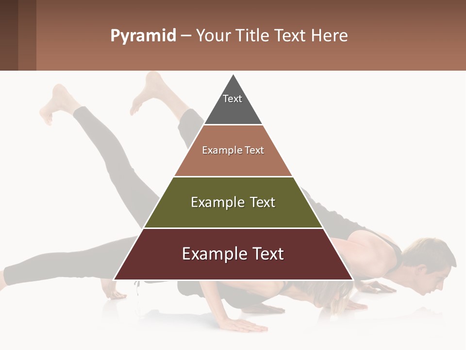 A Man And A Woman Doing A Yoga Pose PowerPoint Template