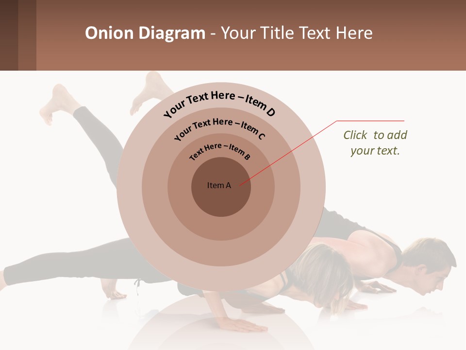 A Man And A Woman Doing A Yoga Pose PowerPoint Template