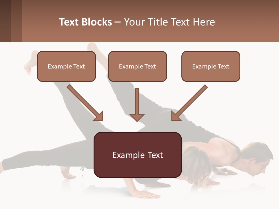 A Man And A Woman Doing A Yoga Pose PowerPoint Template