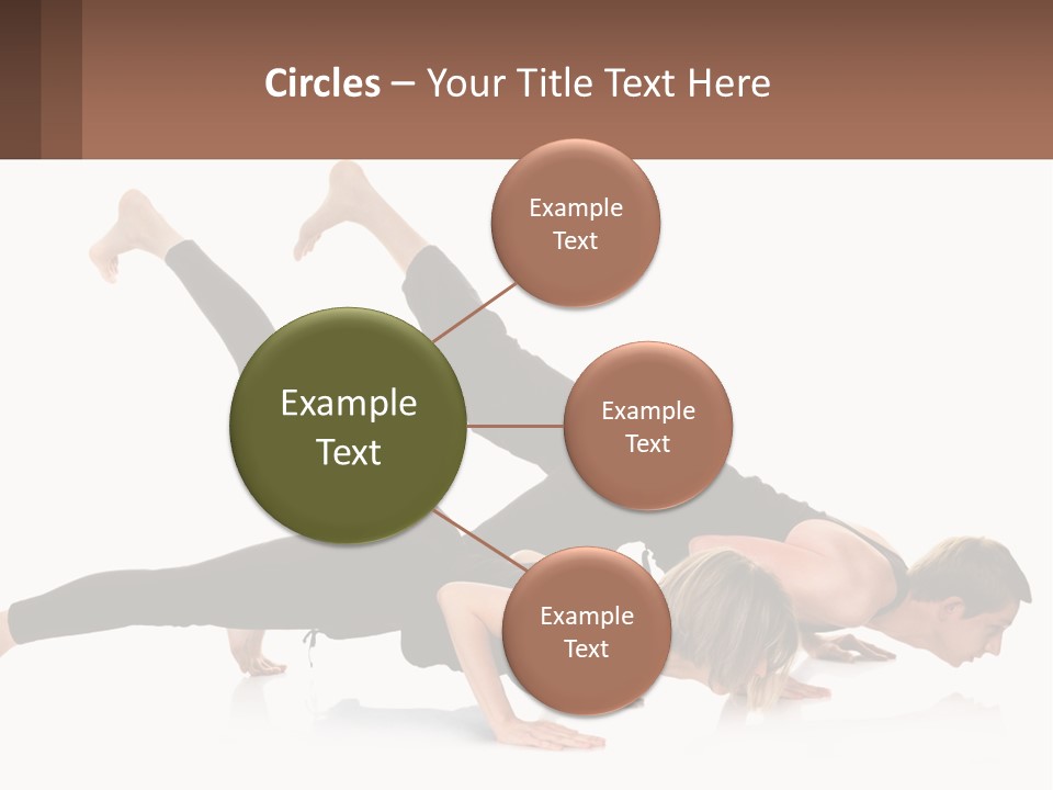 A Man And A Woman Doing A Yoga Pose PowerPoint Template