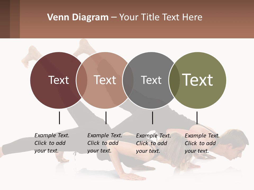 A Man And A Woman Doing A Yoga Pose PowerPoint Template