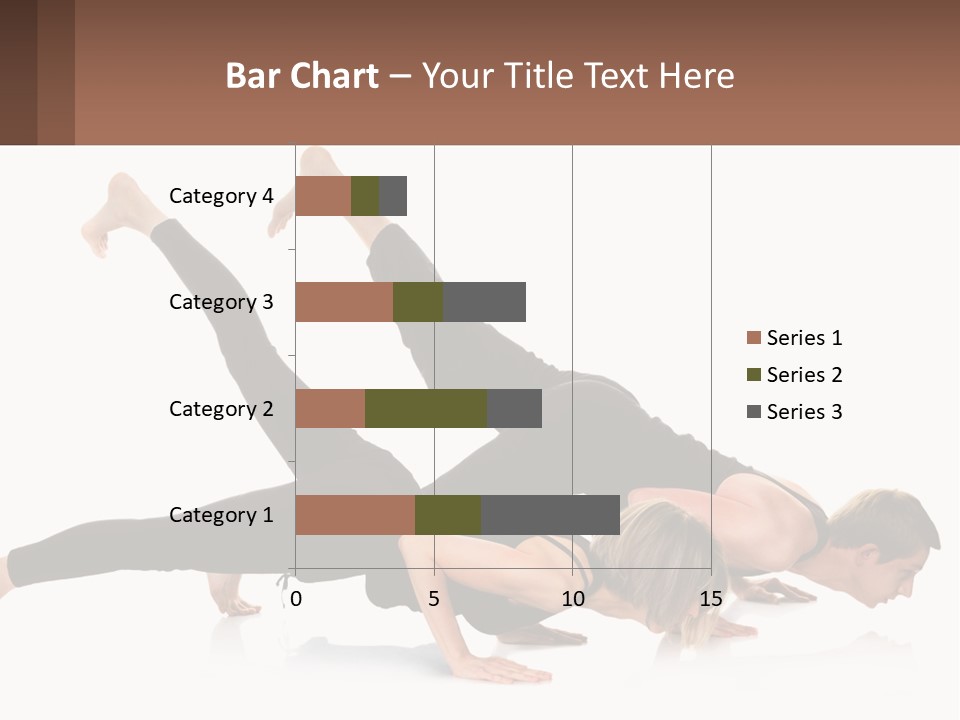 A Man And A Woman Doing A Yoga Pose PowerPoint Template