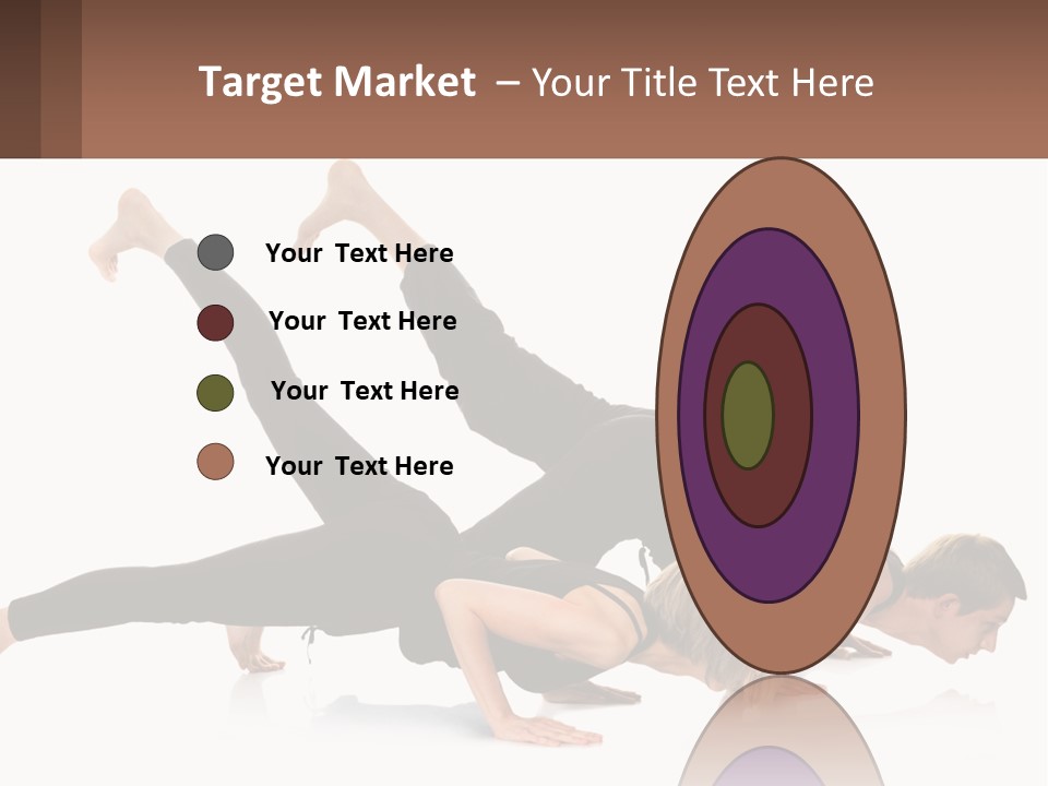 A Man And A Woman Doing A Yoga Pose PowerPoint Template