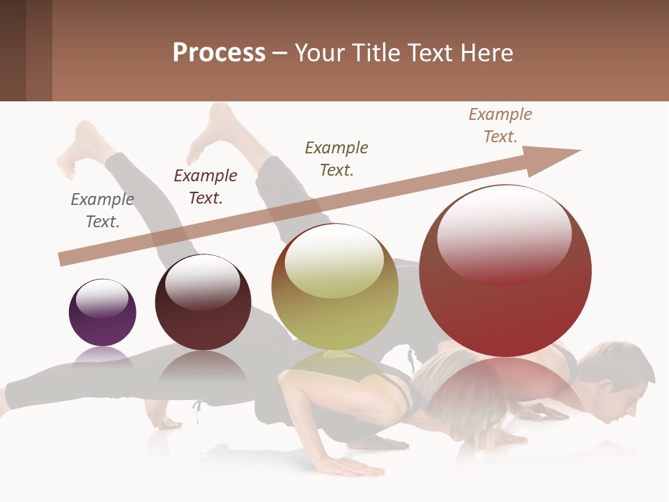 A Man And A Woman Doing A Yoga Pose PowerPoint Template