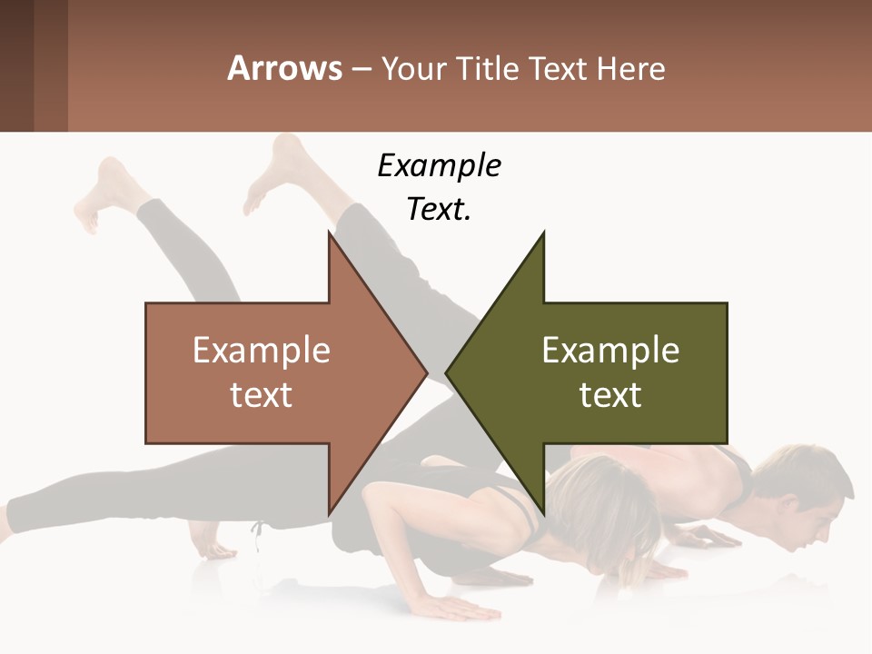 A Man And A Woman Doing A Yoga Pose PowerPoint Template