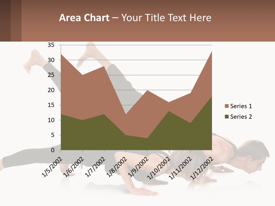 A Man And A Woman Doing A Yoga Pose PowerPoint Template