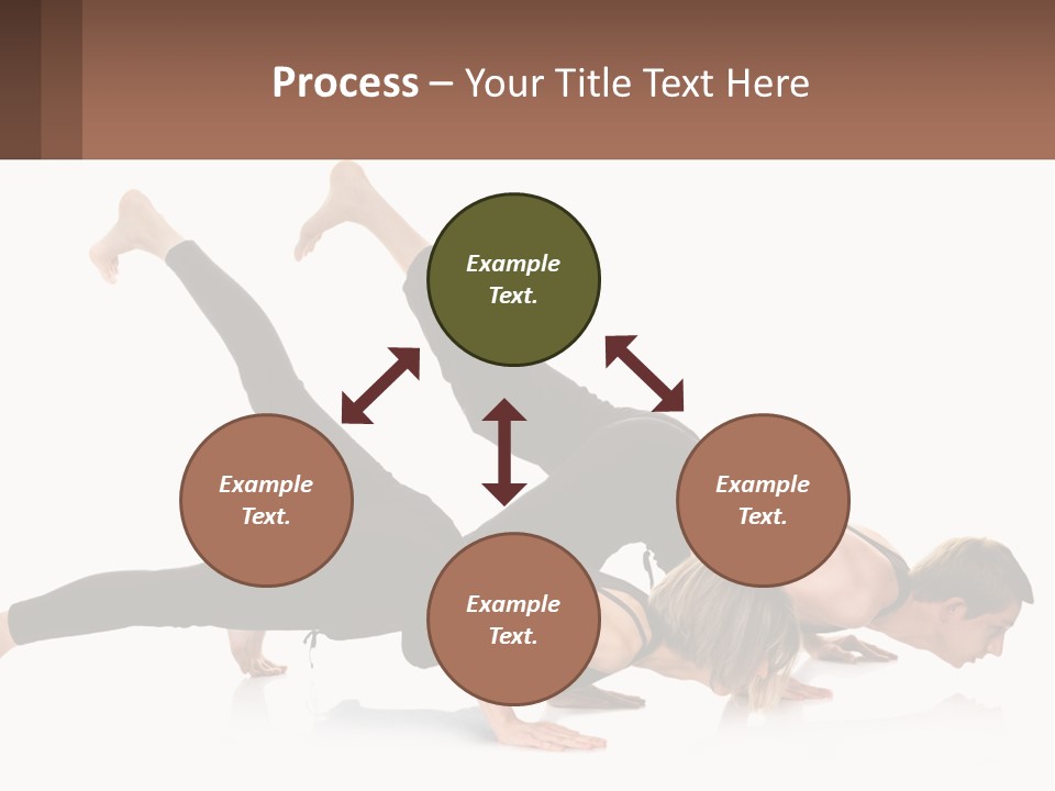 A Man And A Woman Doing A Yoga Pose PowerPoint Template