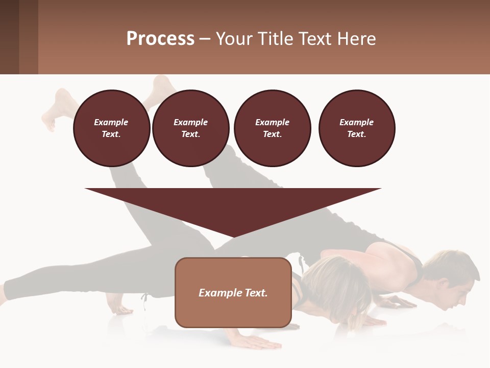 A Man And A Woman Doing A Yoga Pose PowerPoint Template