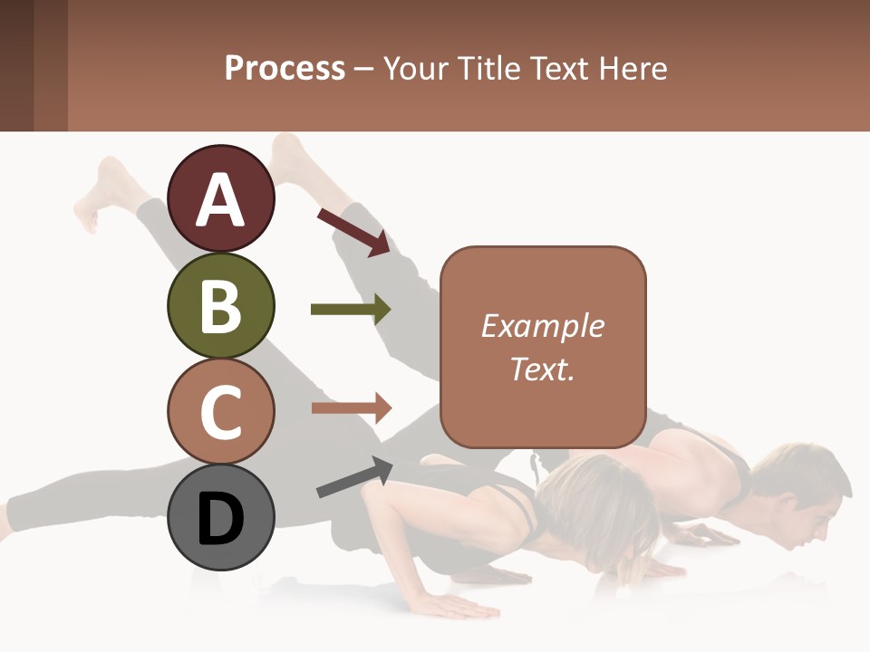 A Man And A Woman Doing A Yoga Pose PowerPoint Template