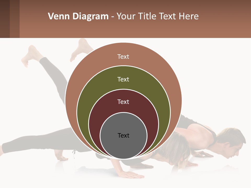 A Man And A Woman Doing A Yoga Pose PowerPoint Template