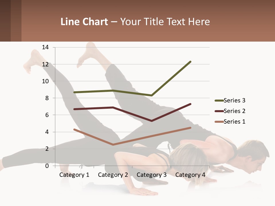 A Man And A Woman Doing A Yoga Pose PowerPoint Template