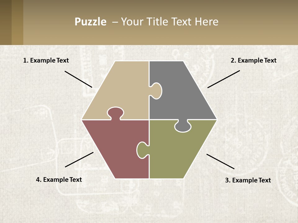 A Wall With A Lot Of Stamps On It PowerPoint Template