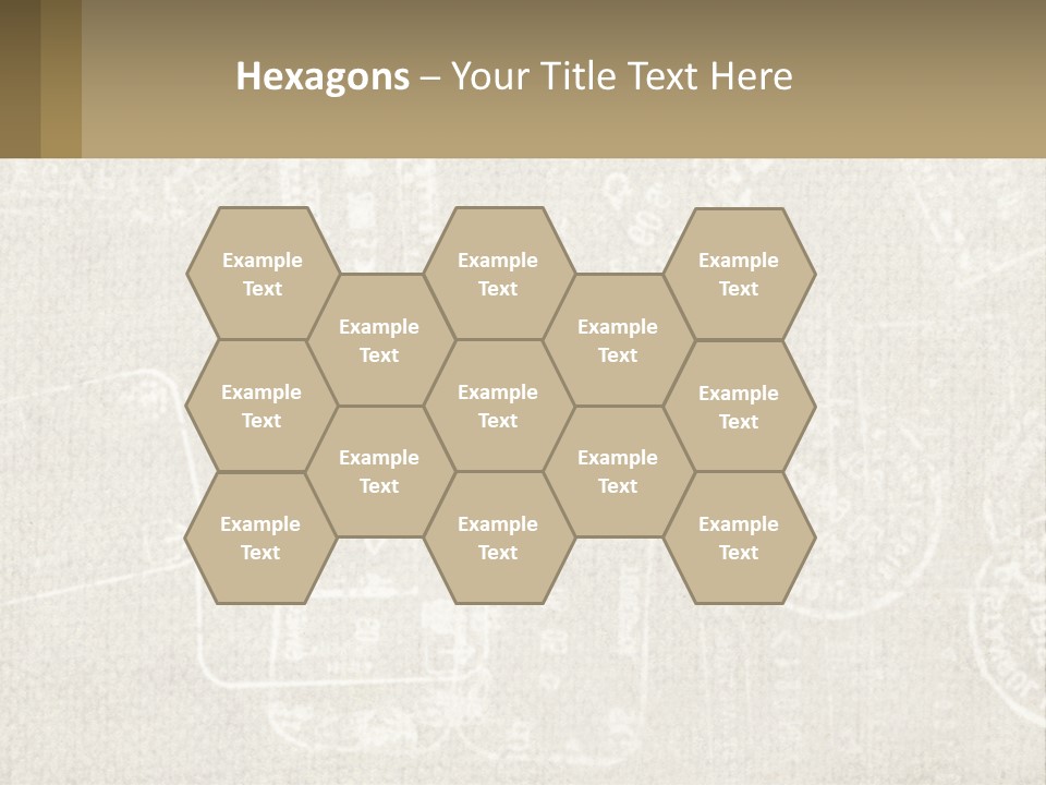 A Wall With A Lot Of Stamps On It PowerPoint Template