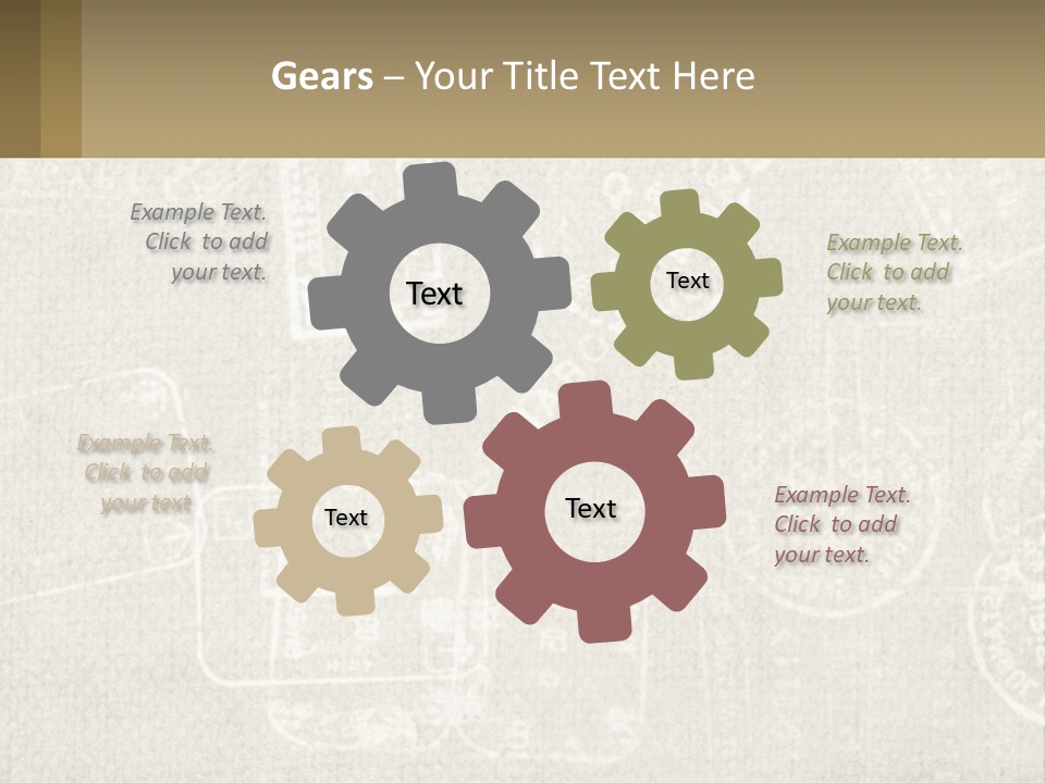 A Wall With A Lot Of Stamps On It PowerPoint Template