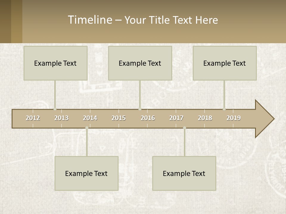 A Wall With A Lot Of Stamps On It PowerPoint Template