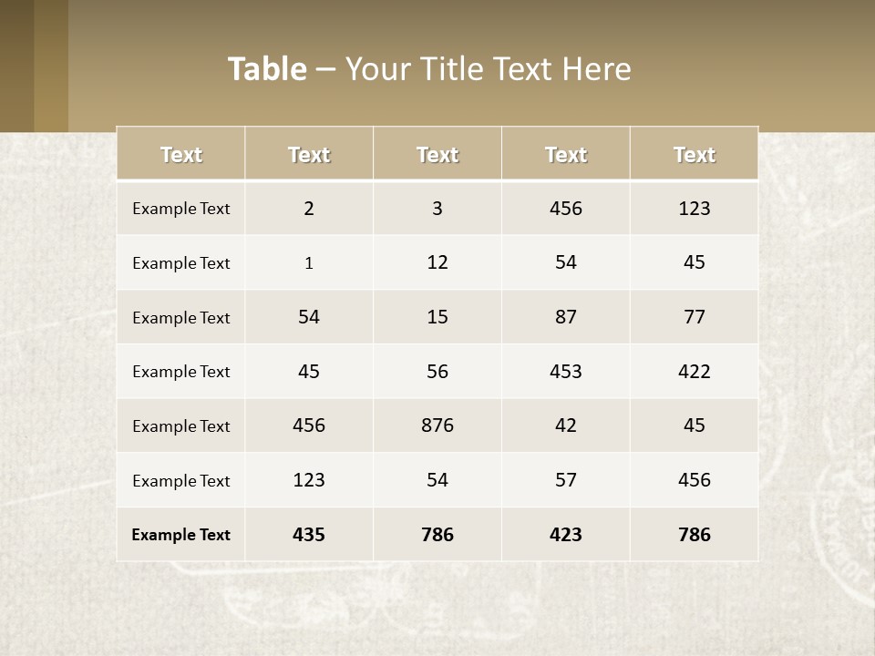 A Wall With A Lot Of Stamps On It PowerPoint Template