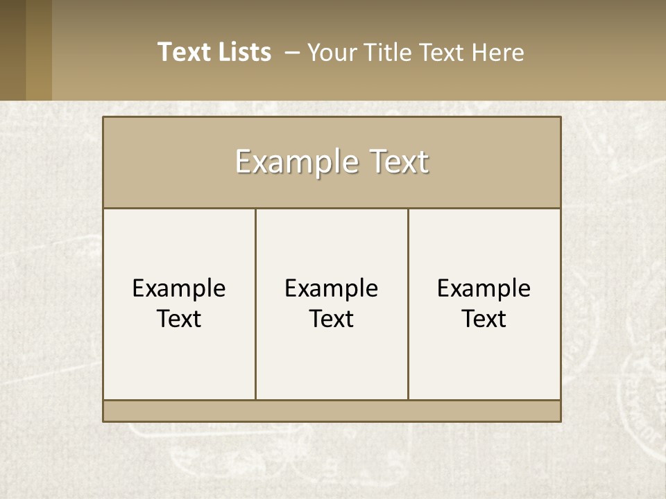 A Wall With A Lot Of Stamps On It PowerPoint Template