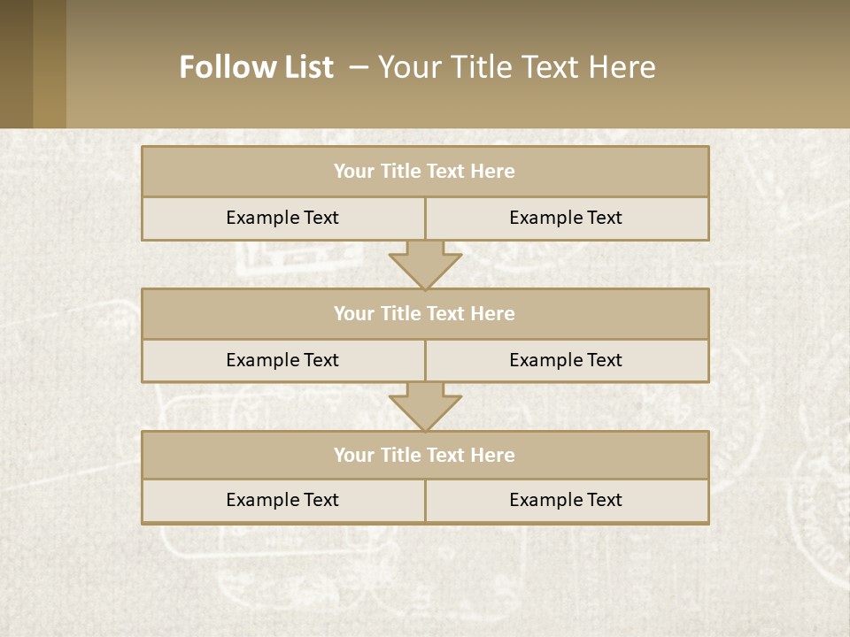 A Wall With A Lot Of Stamps On It PowerPoint Template