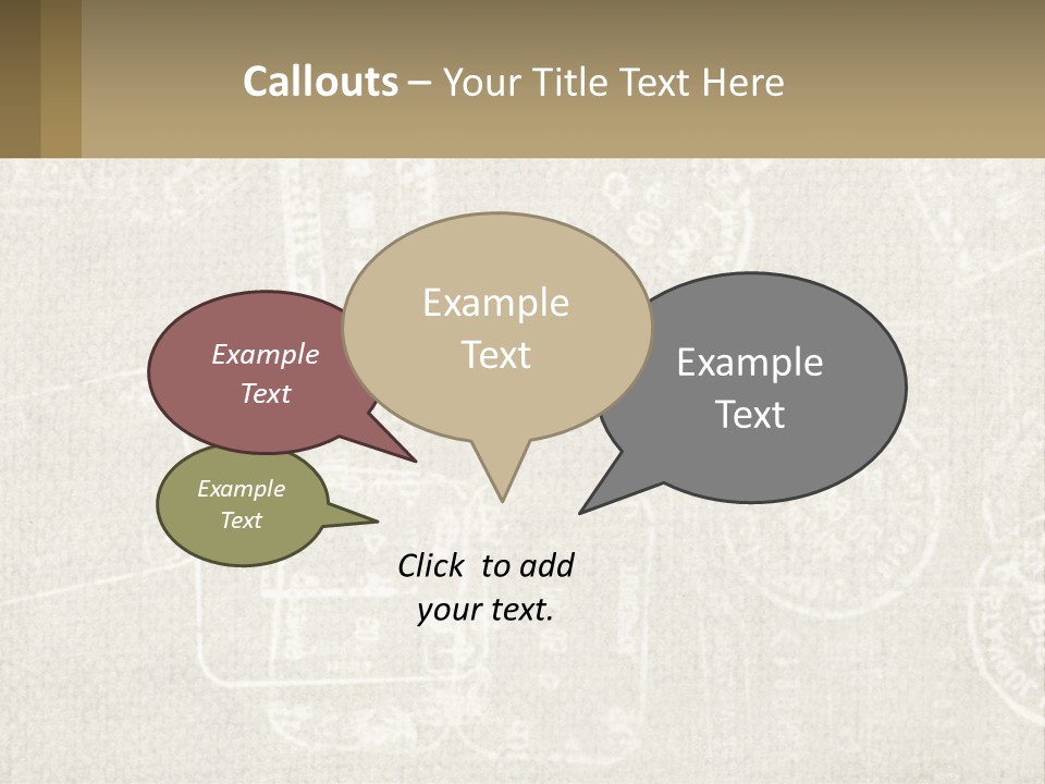 A Wall With A Lot Of Stamps On It PowerPoint Template