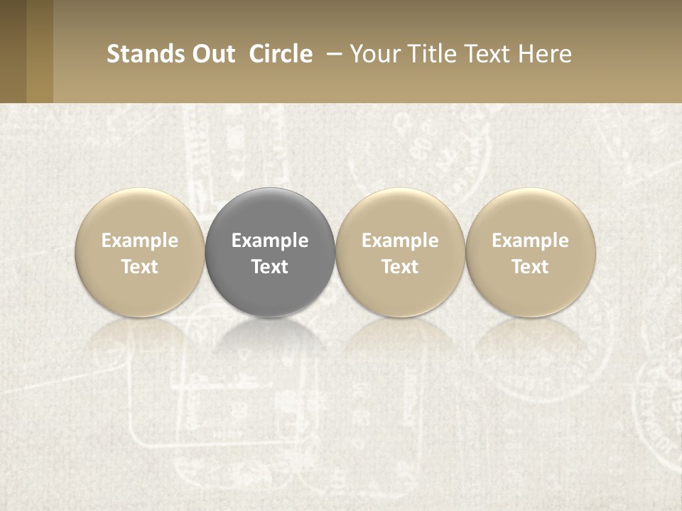 A Wall With A Lot Of Stamps On It PowerPoint Template