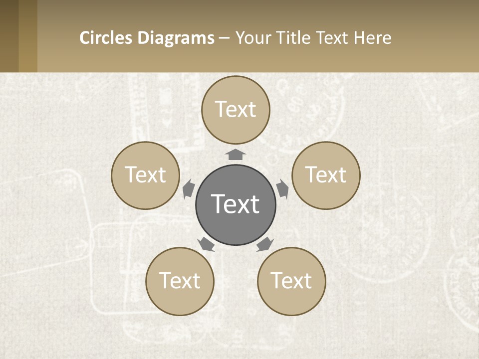 A Wall With A Lot Of Stamps On It PowerPoint Template