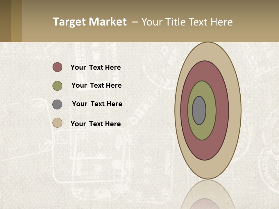 A Wall With A Lot Of Stamps On It PowerPoint Template