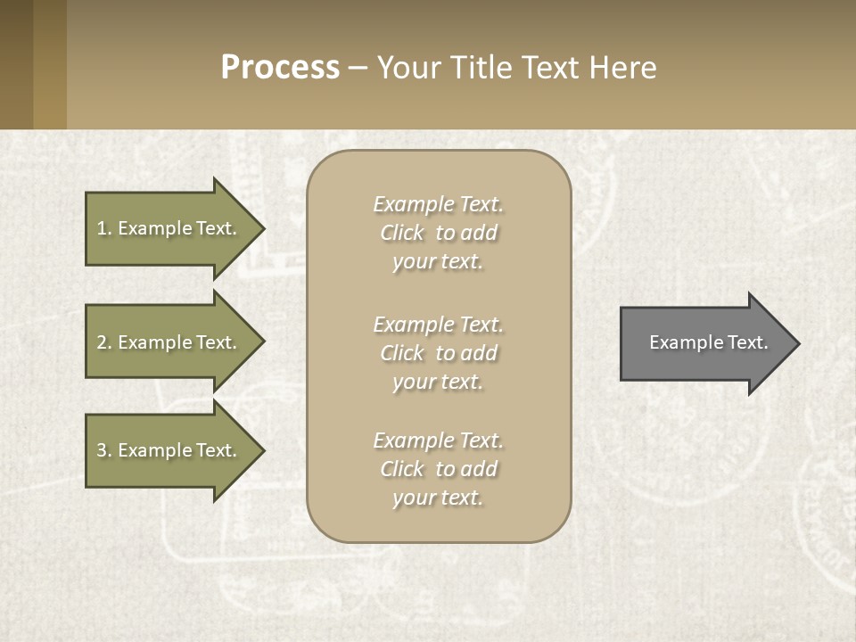 A Wall With A Lot Of Stamps On It PowerPoint Template