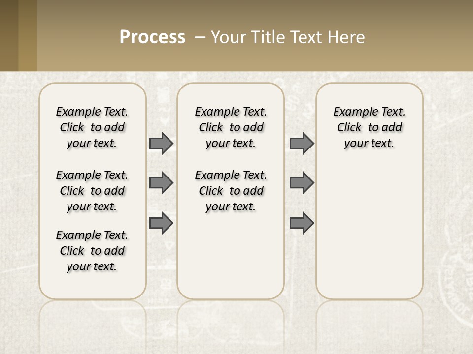 A Wall With A Lot Of Stamps On It PowerPoint Template