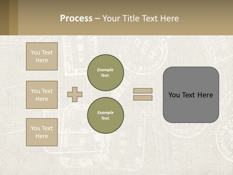 A Wall With A Lot Of Stamps On It PowerPoint Template