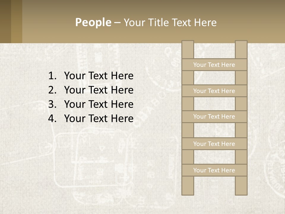 A Wall With A Lot Of Stamps On It PowerPoint Template