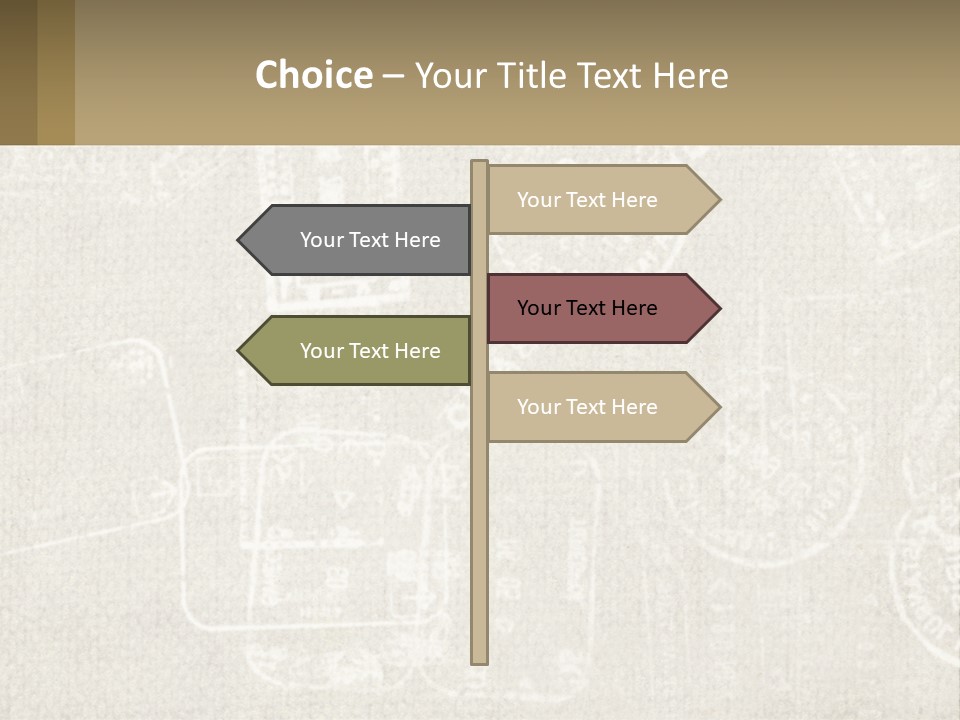 A Wall With A Lot Of Stamps On It PowerPoint Template