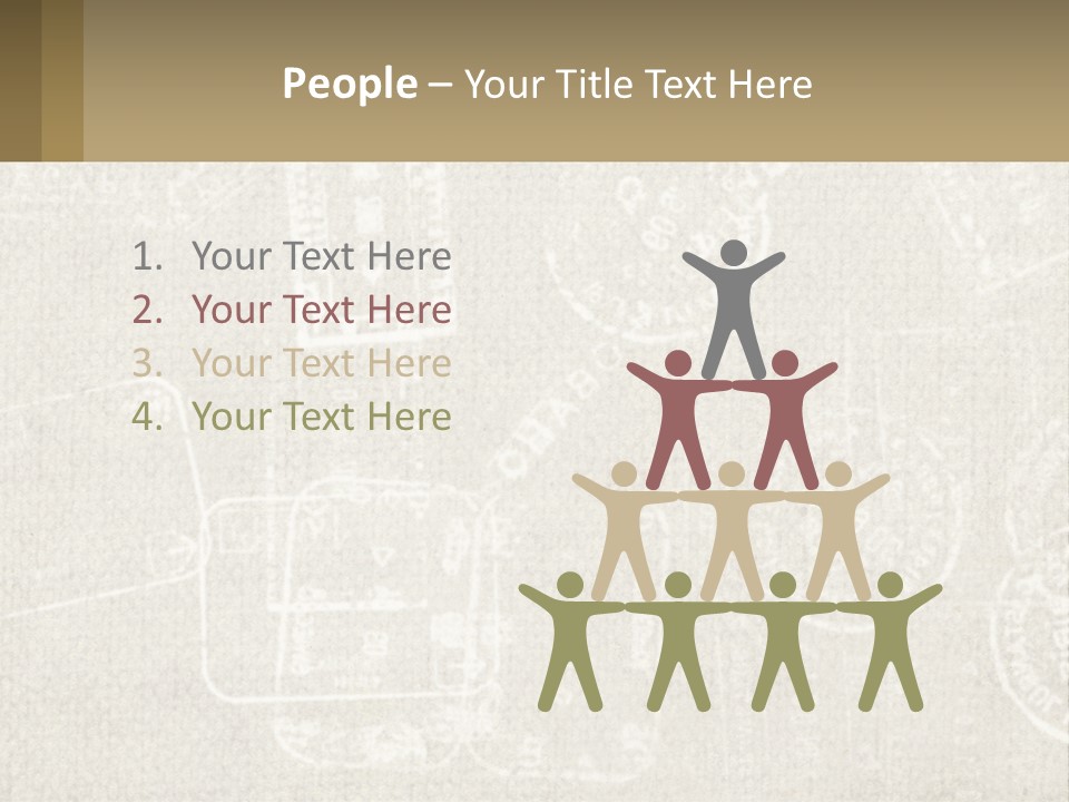 A Wall With A Lot Of Stamps On It PowerPoint Template