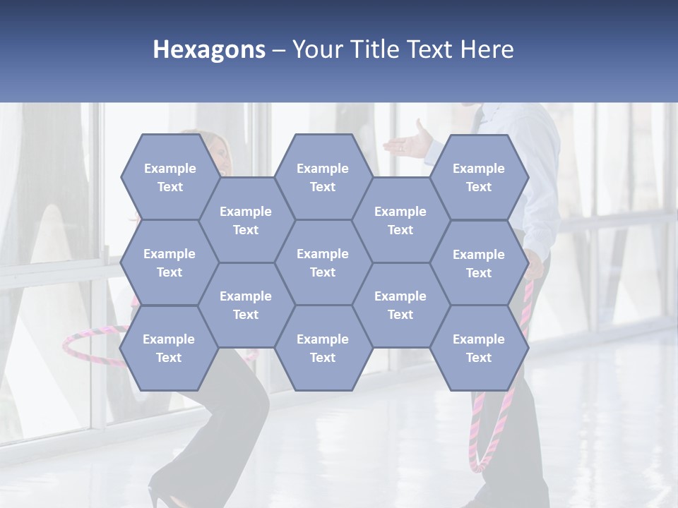 A Man And A Woman Playing With A Rope PowerPoint Template