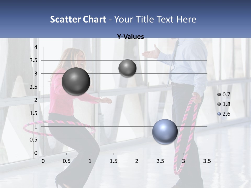 A Man And A Woman Playing With A Rope PowerPoint Template