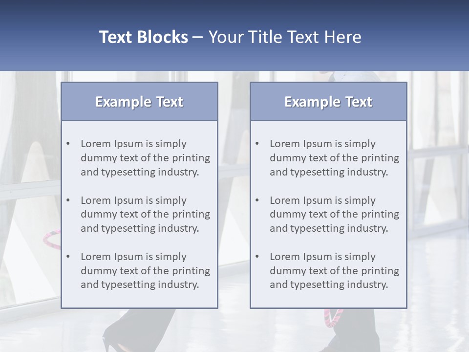 A Man And A Woman Playing With A Rope PowerPoint Template