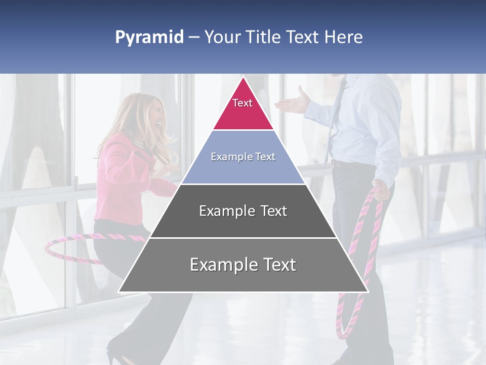 A Man And A Woman Playing With A Rope PowerPoint Template