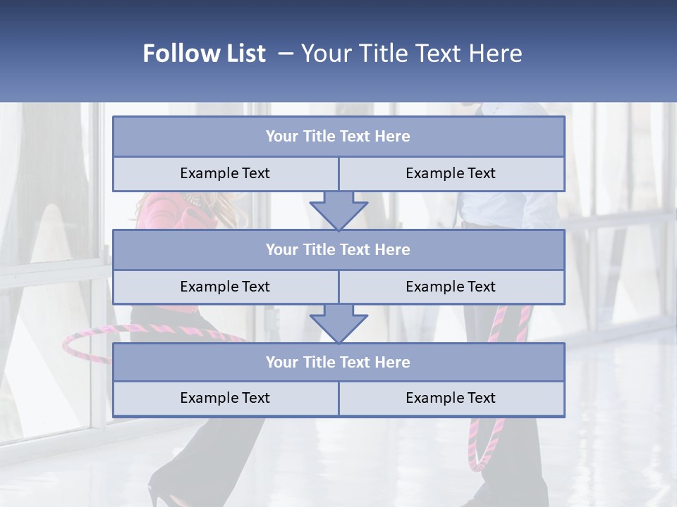 A Man And A Woman Playing With A Rope PowerPoint Template