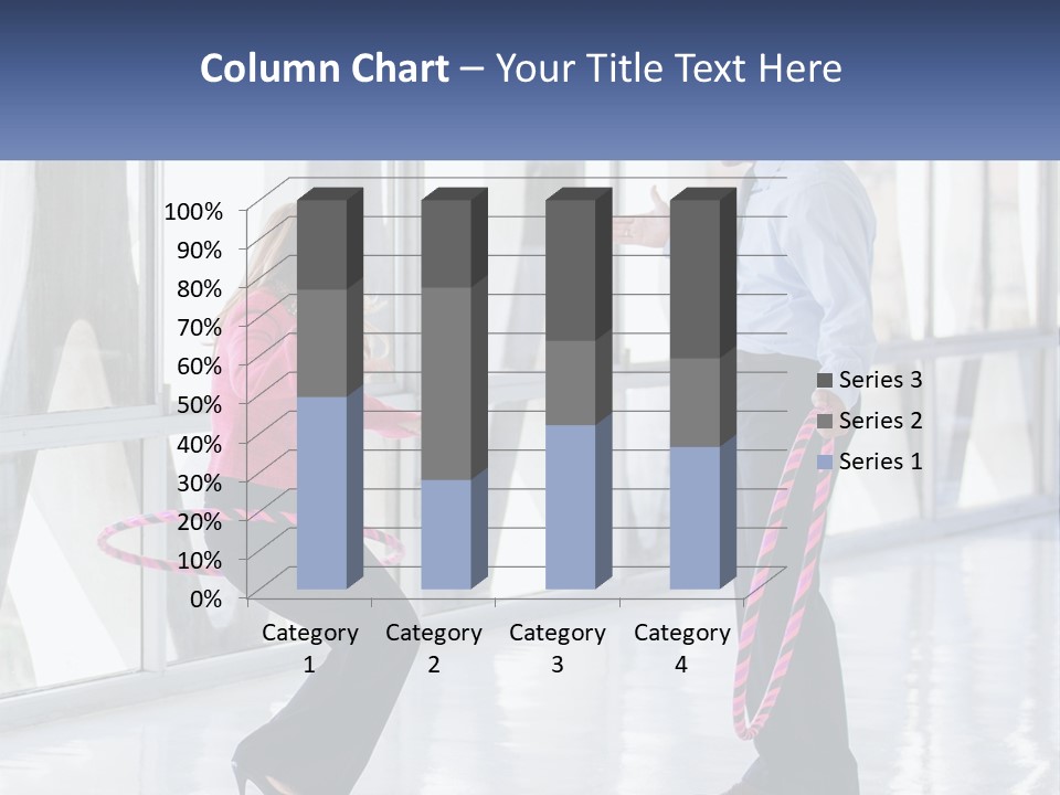 A Man And A Woman Playing With A Rope PowerPoint Template