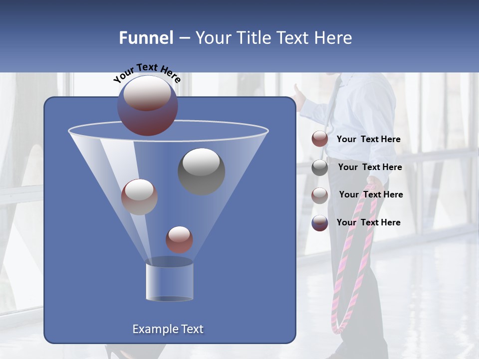 A Man And A Woman Playing With A Rope PowerPoint Template