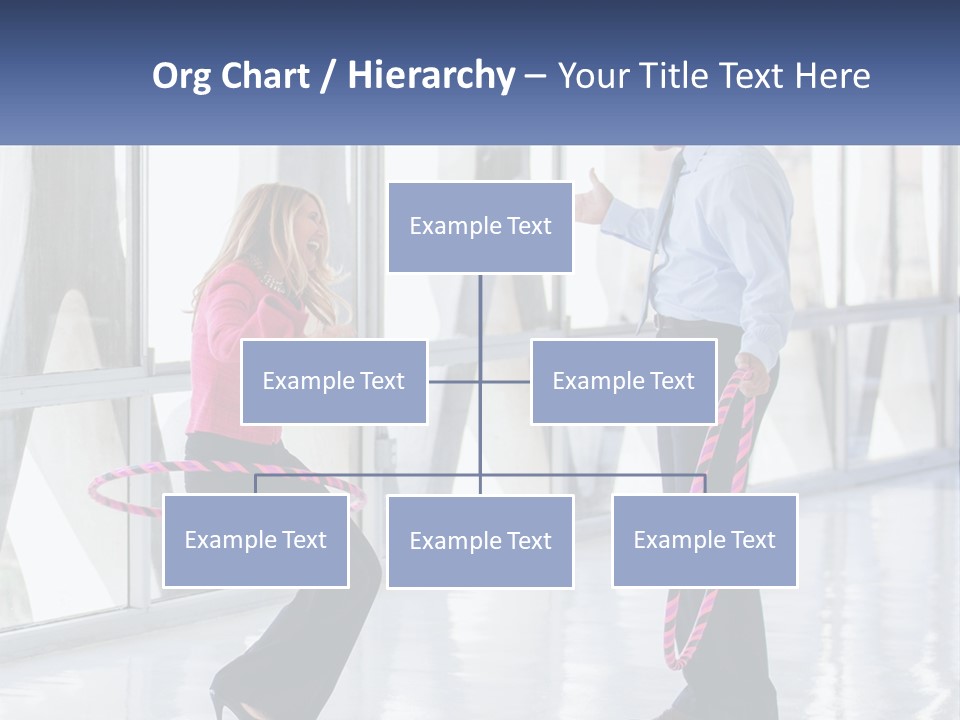 A Man And A Woman Playing With A Rope PowerPoint Template