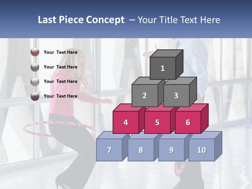 A Man And A Woman Playing With A Rope PowerPoint Template