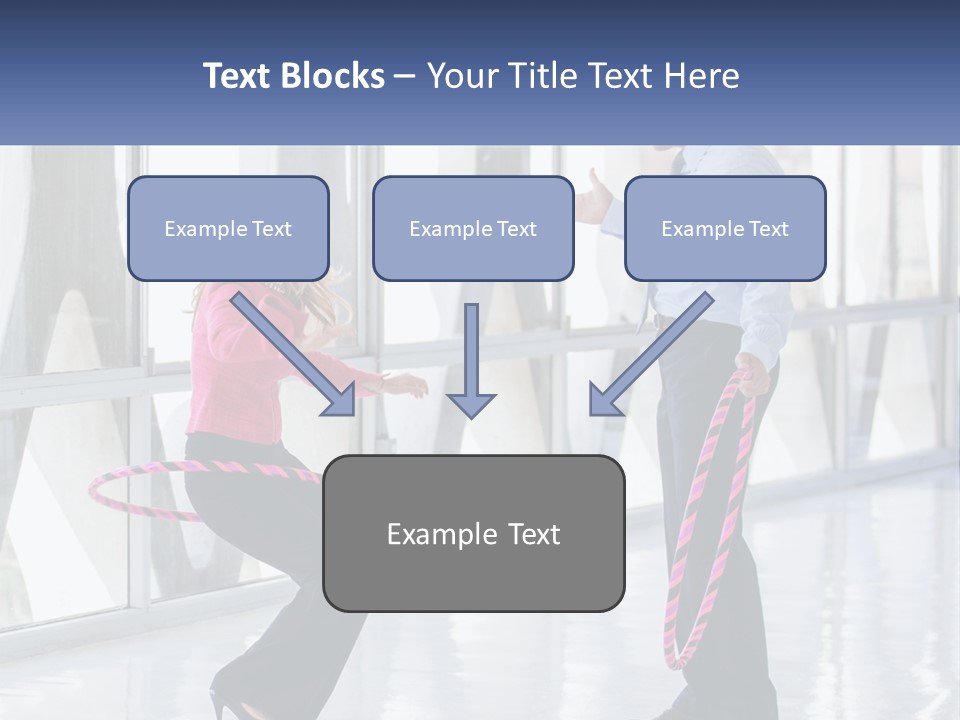 A Man And A Woman Playing With A Rope PowerPoint Template