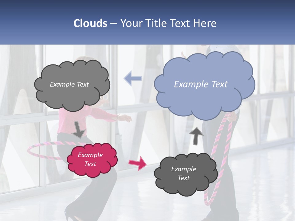 A Man And A Woman Playing With A Rope PowerPoint Template