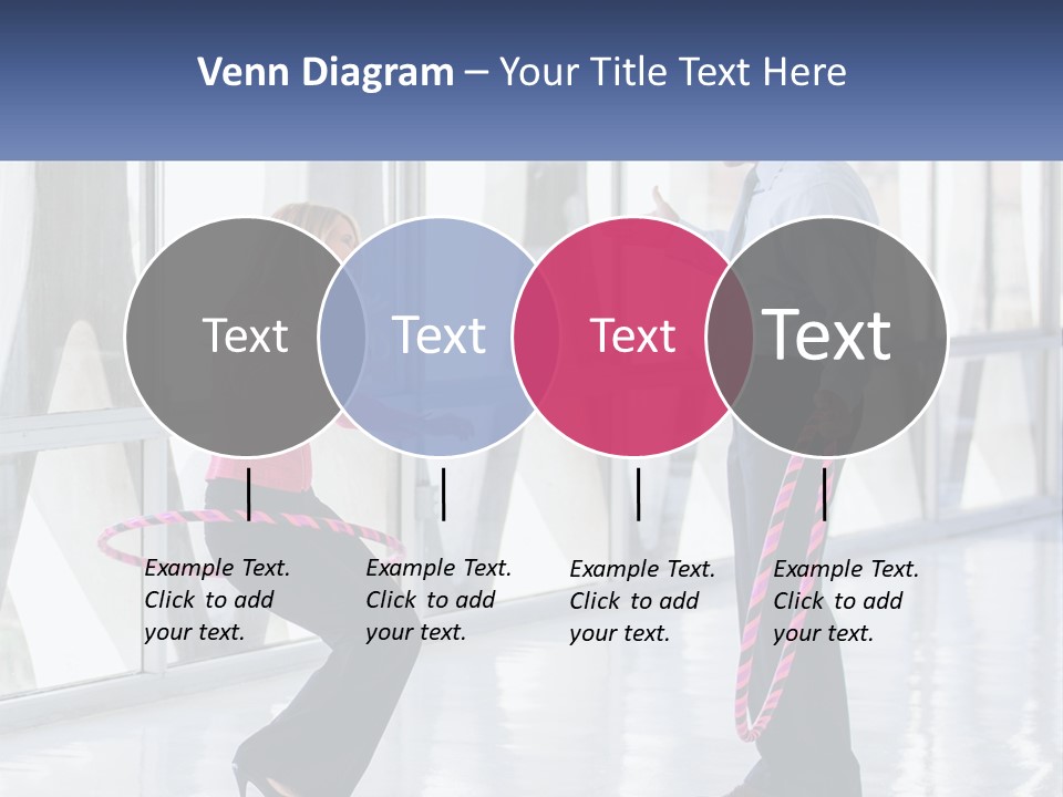 A Man And A Woman Playing With A Rope PowerPoint Template