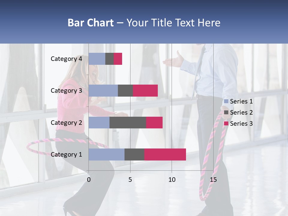 A Man And A Woman Playing With A Rope PowerPoint Template